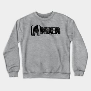 Anden Ministries Logo Black Distressed Crewneck Sweatshirt